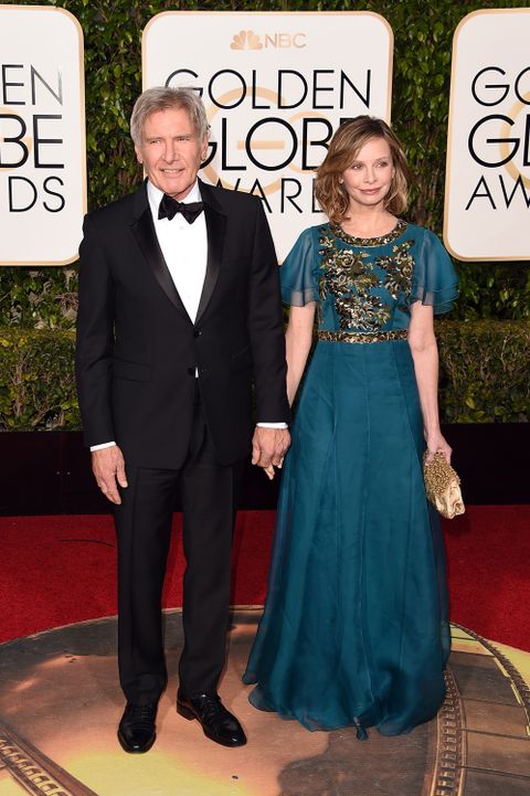  Golden Globe Awards 2016 - Harrison Ford; Calista Flockhart