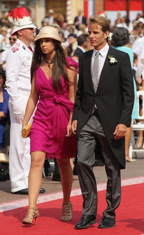 Die Einladung zu Alberts und Charlènes Hochzeit 2011 war für Andreas damalige Freundin eine große Ehre.
