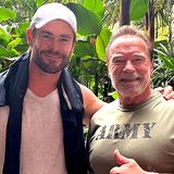 Chris Hemsworth und Arnold Schwarzenegger
