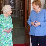 Queen Elizabeth II und Angela Merkel