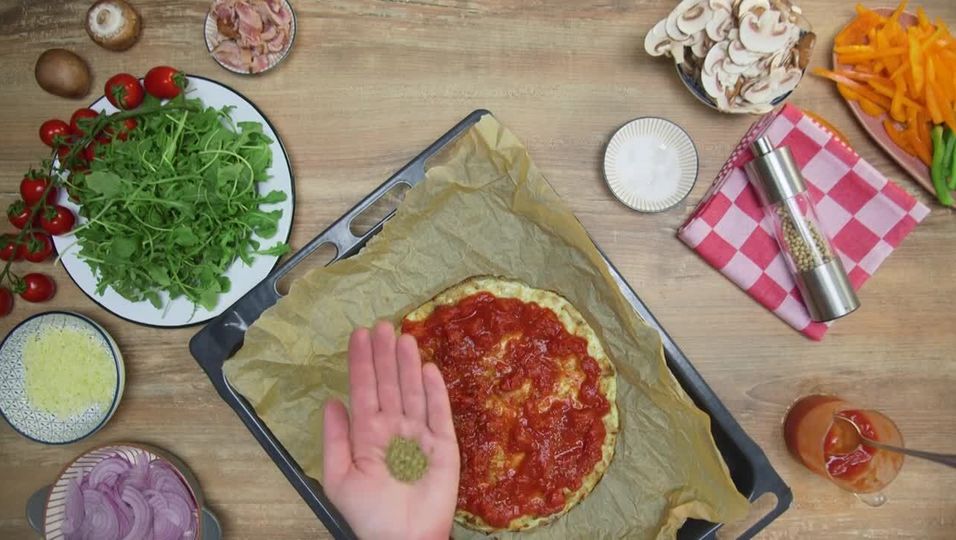 Low Carb-Thunfischpizza