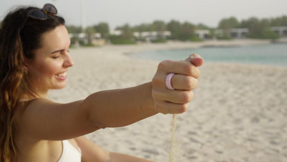 Der PAGO NFC-Ring im Strandeinsatz