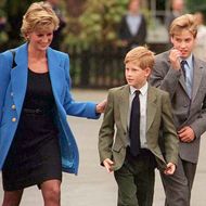 Prinzessin Diana mit Prinz Harry & Prinz William