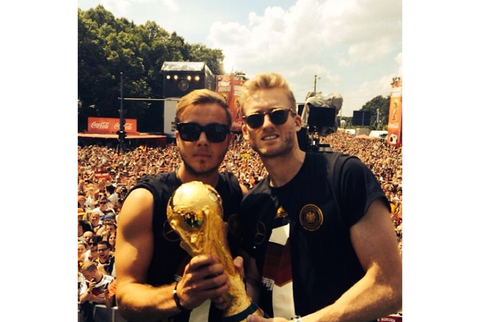 Sie sind die Helden der WM: Mario Götze und André Schürrle machten das Siegertor.