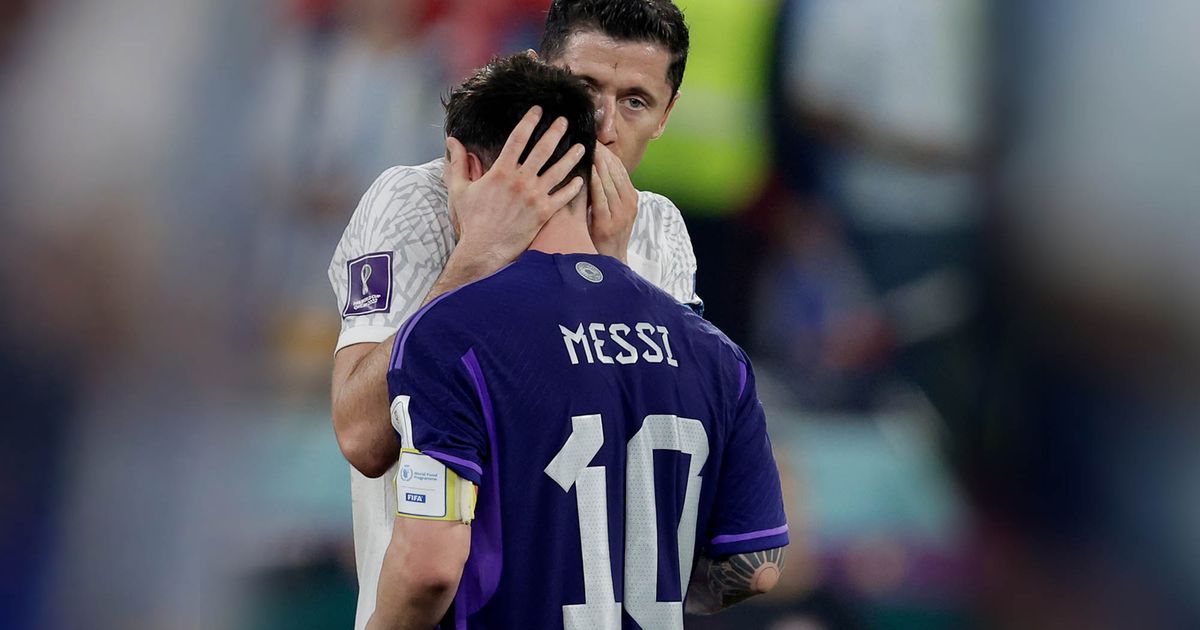 WM-Ticker: Das flüsterte Robert Lewandowski Lionel Messi ins Ohr