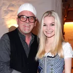 DJ Otzi con sua figlia Lisa Marie Friedel