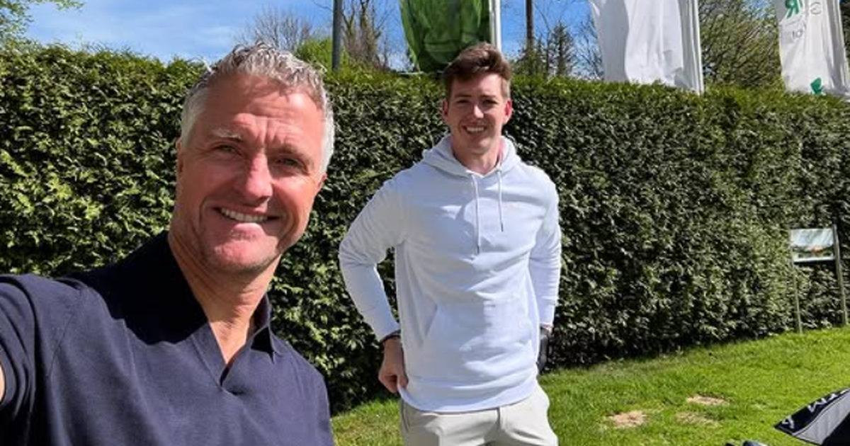 Ostern auf dem Golfplatz Ralf & David Schumacher genießen Papa-Sohn-Zeit