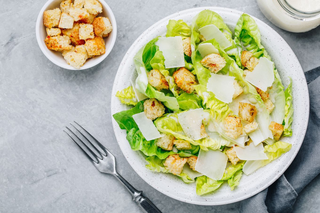 Caesar salad is a great summer lunch