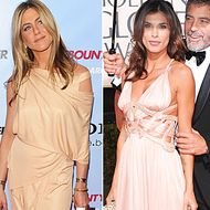 Elisabetta Canalis, Jennifer Aniston, George Clooney