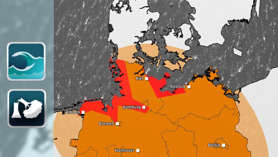 Bomben-Zyklon Daniel trifft Deutschland: Hier drohen jetzt Orkanwinde, Schneefälle und eine Sturmflut