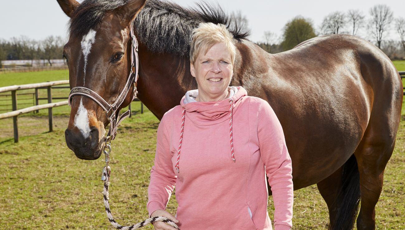 Renate Klemke Leben mit Krebs Pferd