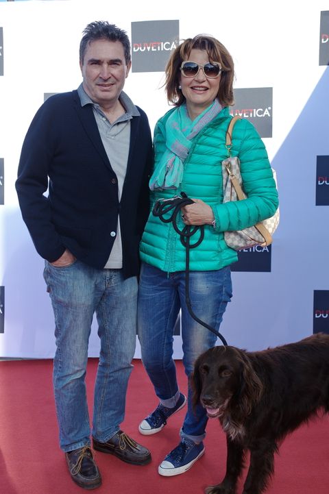 Gabi Burkhardt mit Hund Paula