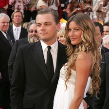 Engelsgleiches Paar: Topmodel Gisele Bündchen durfte 2005 mit dem Hollywood-Beau über den roten Teppich schweben. 