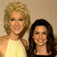 Die beiden Kanadierinnen Céline Dion (l.) und Shania Twain bei den Billboard Music Awards im Jahr 2003 in Las Vegas.