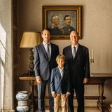 Alexander von Serbien mit Sohn Philip und Enkel Stefan
