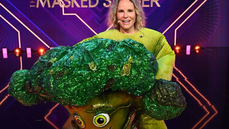 "The Masked Singer": Unter dem Brokkoli-Kostüm versteckte sich Katja Burkhard