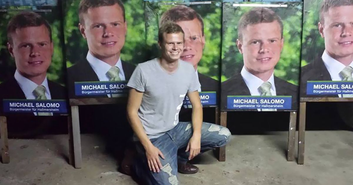 Michael Salomo Jüngster Bürgermeister tritt heute seinen Dienst an