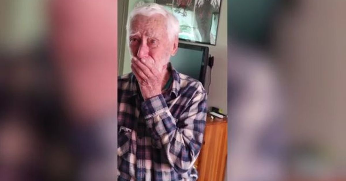 Bewegendes Video: Großvater und Enkel teilen einen letzten liebevollen Moment