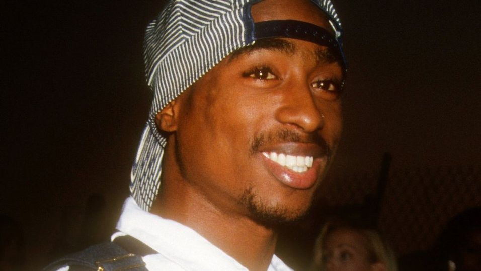 Tupac Shakur zu Lebzeiten in den 1990ern.