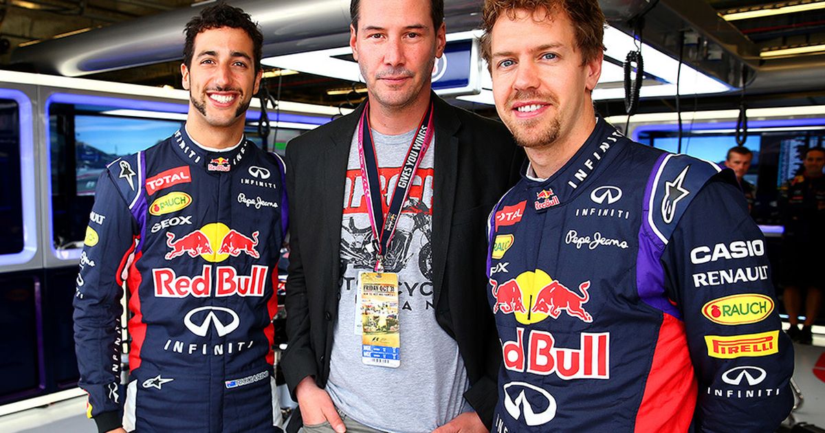 Sebastian Vettel Meet and Greet mit Keanu Reeves BUNTE.de