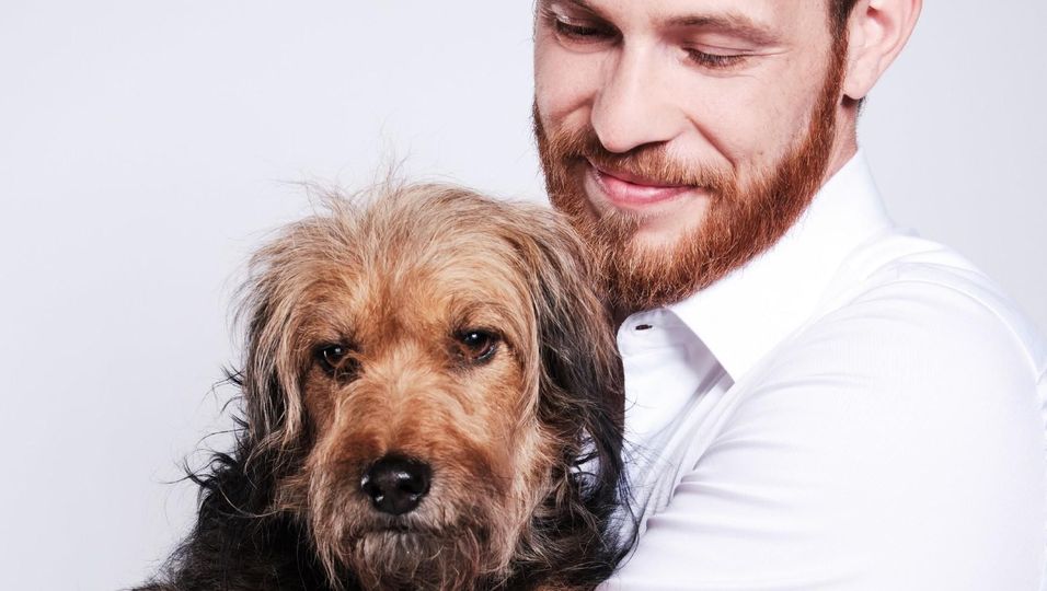 Patrick Müller mit Hund Linka 