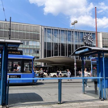 Der Hauptbahnhof in München.