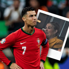 Cristiano Ronaldo und seine Mutter.