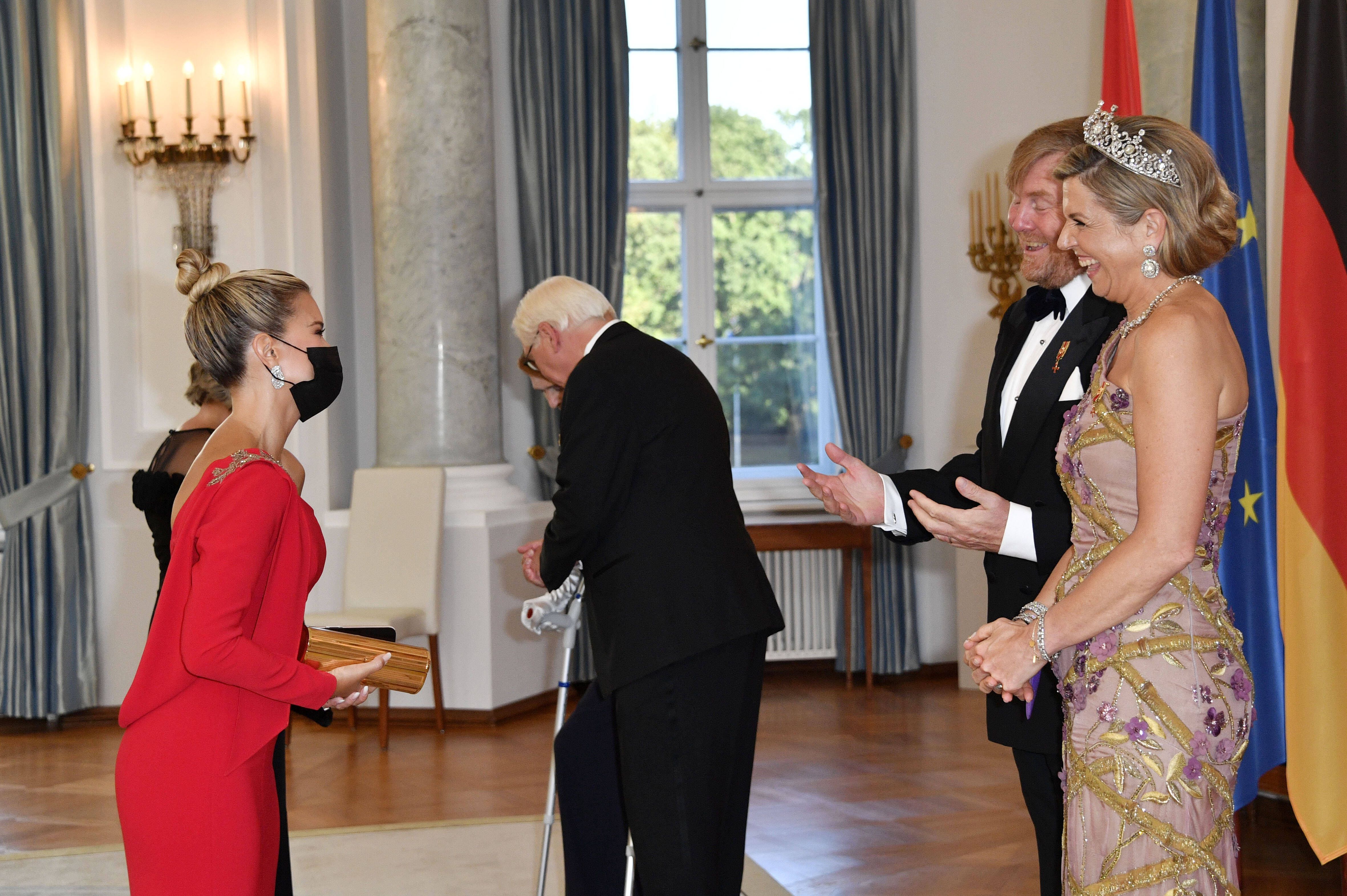 Sylvie Meis traf das niederländische Königspaar im Jahr 2021 in Berlin