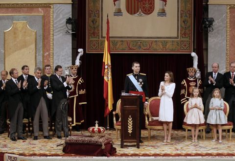 Krönung Letizia und Felipe von Spanien