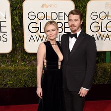  Golden Globe Awards 2016 - Kirsten Dunst; Garrett Hedlund