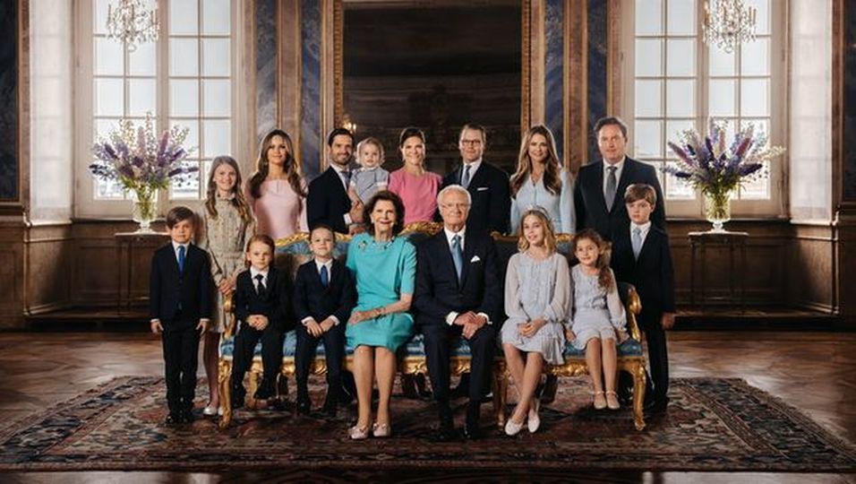 Das gabs lange nicht: Alle schwedischen Royals auf einem Bild