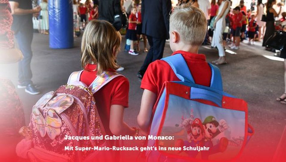 Mit Super-Mario-Rucksack: So normal starten sie in das neue Schuljahr
