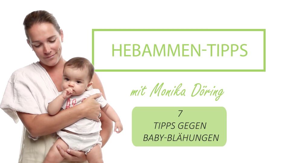 7 Hebammen-Tipps gegen Baby-Blähungen
