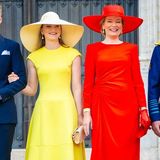 Gelbes Kleid, elegante Hüte: Mama Mathilde ist ihr modisches Vorbild