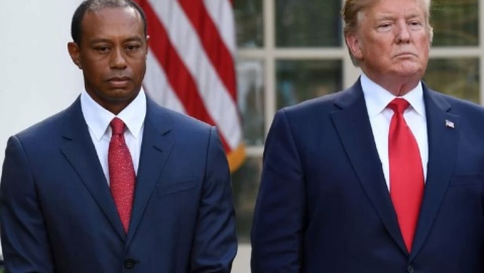 Donald Trump verleiht Tiger Woods die US-Freiheitsmedaille