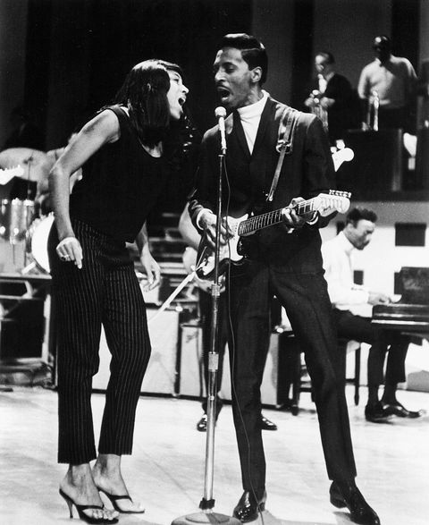 Legendäres Duo: Tina und Ike Turner bei einem Auftritt 1966 