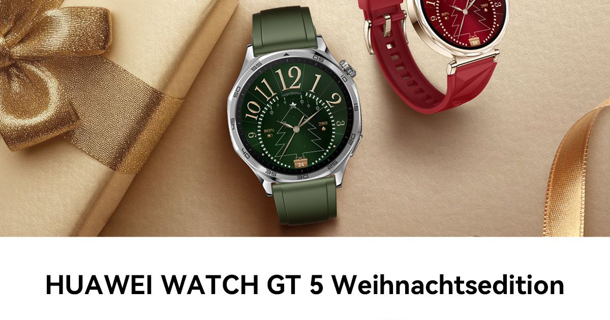 Entdecken Sie die HUAWEI WATCH GT 5 Serie: Stilvolle Smartwatches für Fitness und Alltag