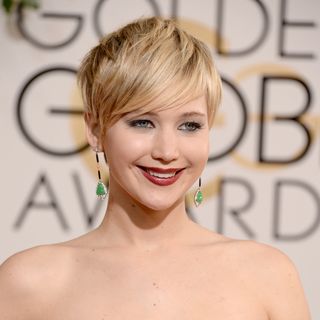 Sie könnten Zwillinge sein: Jennifer Lawrence im Januar 2014 bei den Golden Globes 