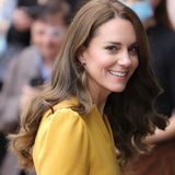 Prinzessin Kate - Hingucker in Senfgelb: Ihr Kleid bringt Farbe in den grauen Herbst 
