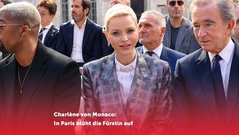 Mondäner Business-Look: In Paris blüht die Fürstin auf