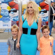 Britney Spears mit ihren Söhnen