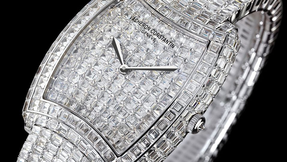 Kalla Duchesse Handgefertigte Designeruhr mit 838 Diamanten BUNTE
