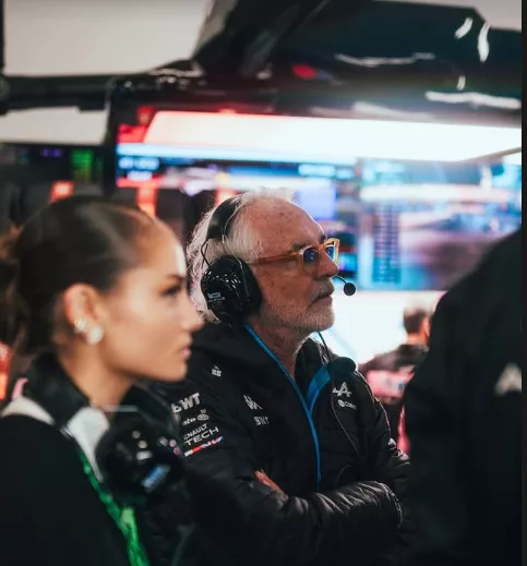 Leni Klum und Flavio Briatore verfolgten das Rennen in der Boxengasse.