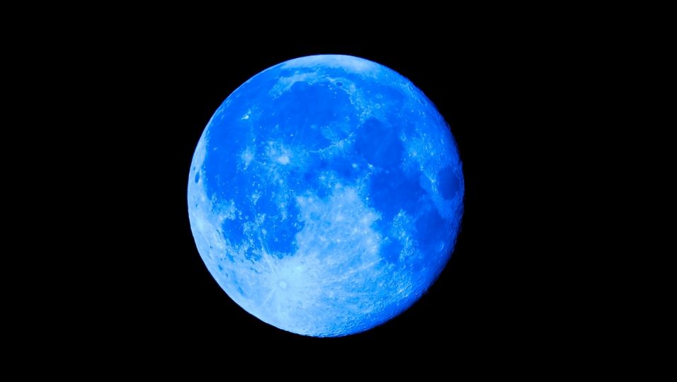 Seltenes Himmelsphänomen: Super, Blue, Moon!