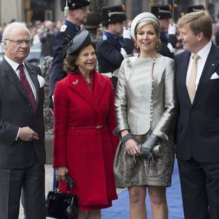 Das schwedische Königspaar ist zu Besuch bei den Niederländern