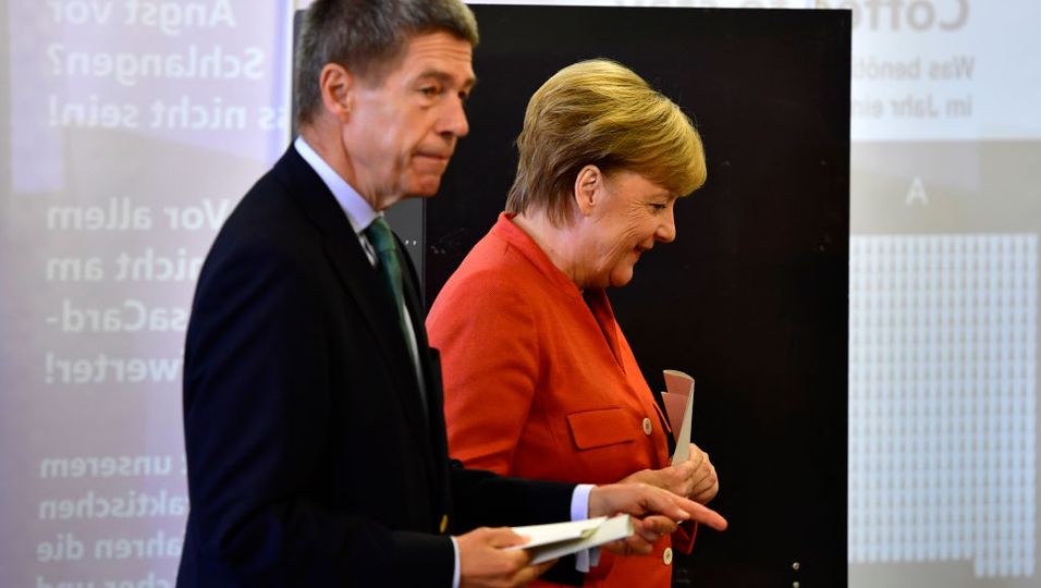 Angela Merkel und Joachim Sauer 
