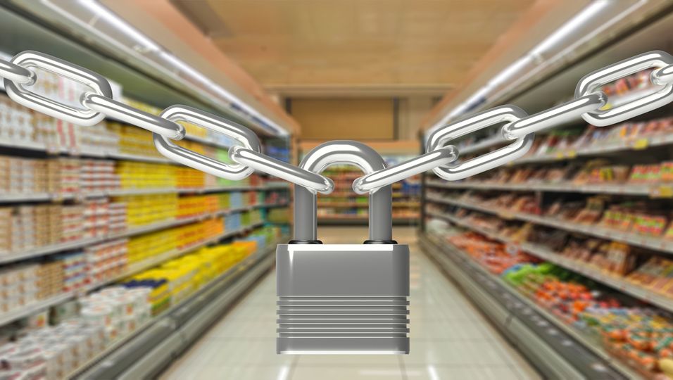 Kunden hielten Mindestabstand nicht ein: Supermarkt muss schließen