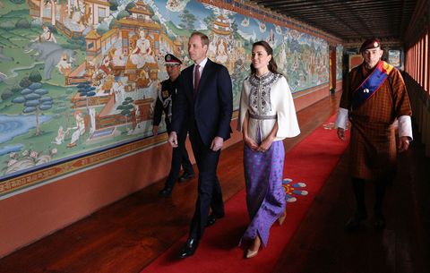 Kate und William in Bhutan
