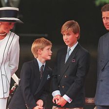 William und Harry 1995 mit ihrer geliebten Mutter Diana – da sind ihre Eltern seit bereits drei Jahren offiziell getrennt.