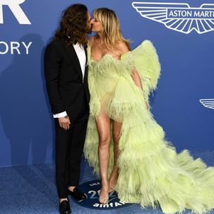 Tom Kaulitz und Heidi Klum bei der amfAR-Gala in Cannes.